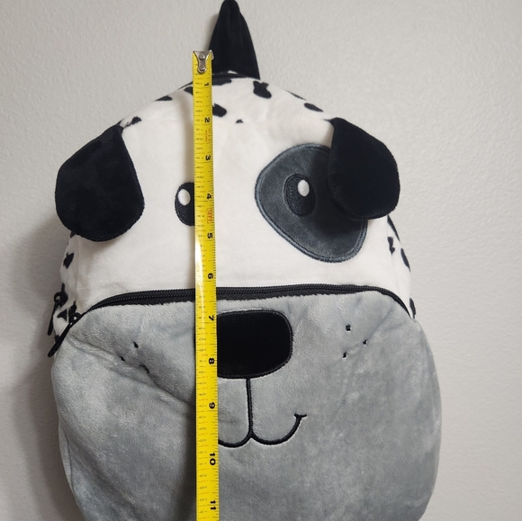Dalmatian Dog Plush Backpack Kids Soft Plush Mini Backpack - Picture 4 of 11